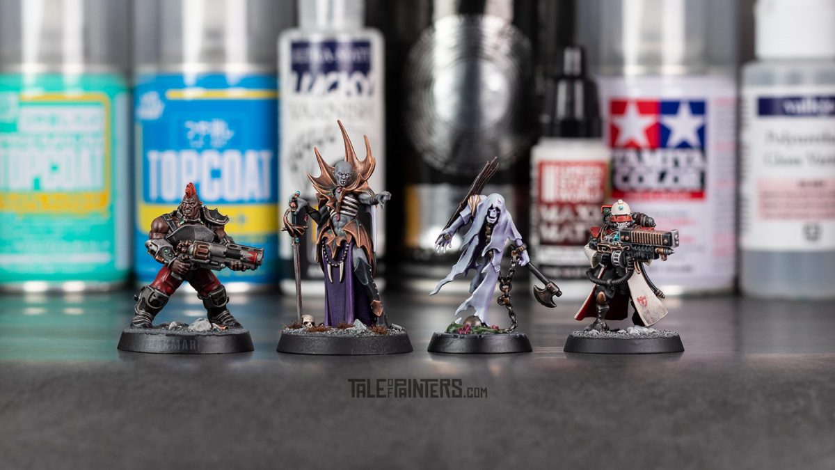 Video review The 5 best matt varnishes for Warhammer miniatures (spray / airbrush / ultra matt