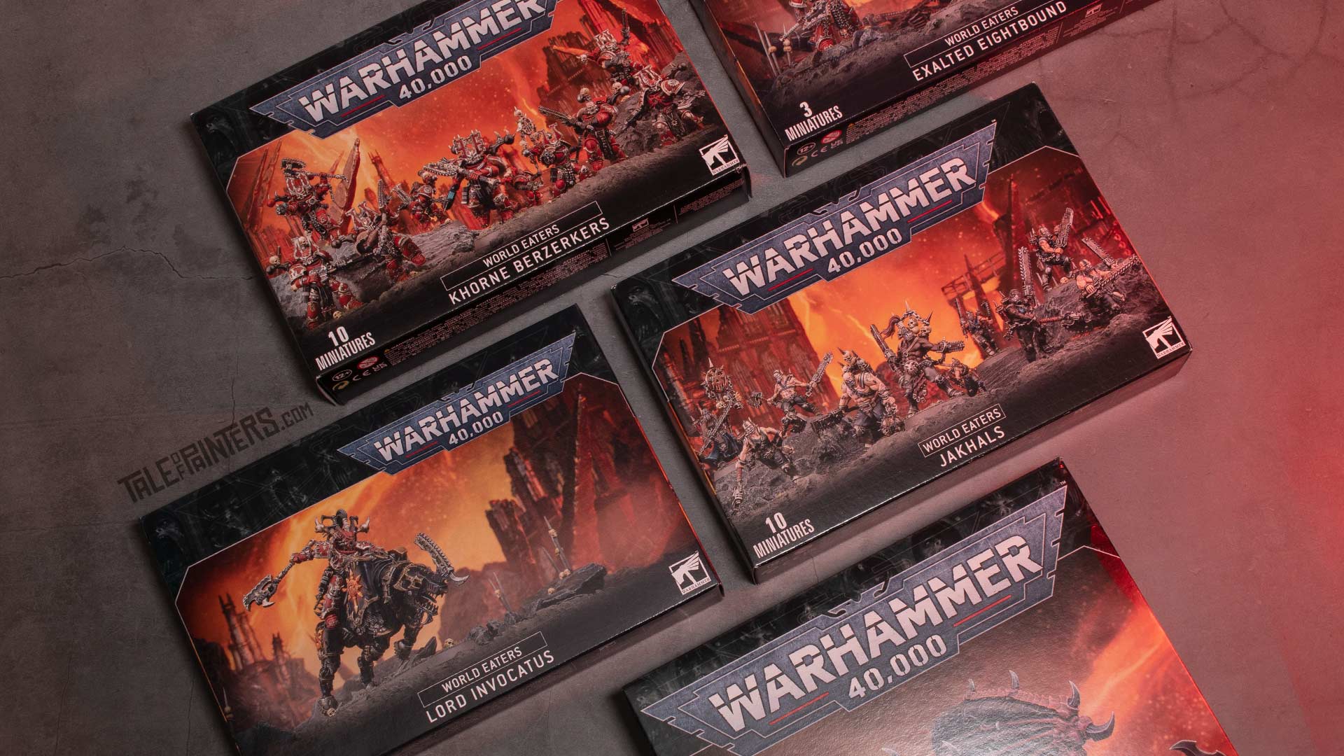 World Eaters Review & Unboxing (Khorne Berzerkers, Exalted Eightbound, Jakhals)