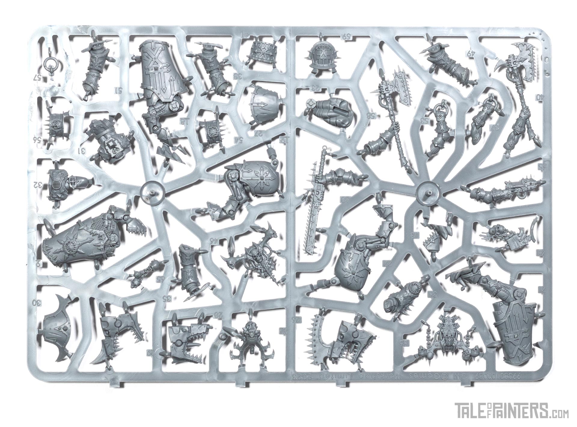 Lord Invocatus / World Eaters Lord on Juggernaut review sprue 2