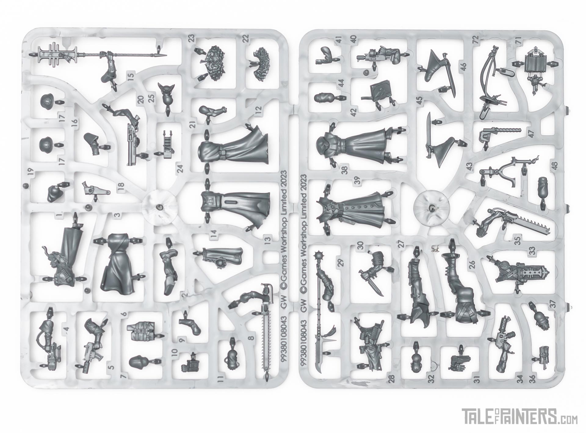 Kill Team: Ashes of Faith review, sprues 1 and 2 of the Inquisitorial Agents