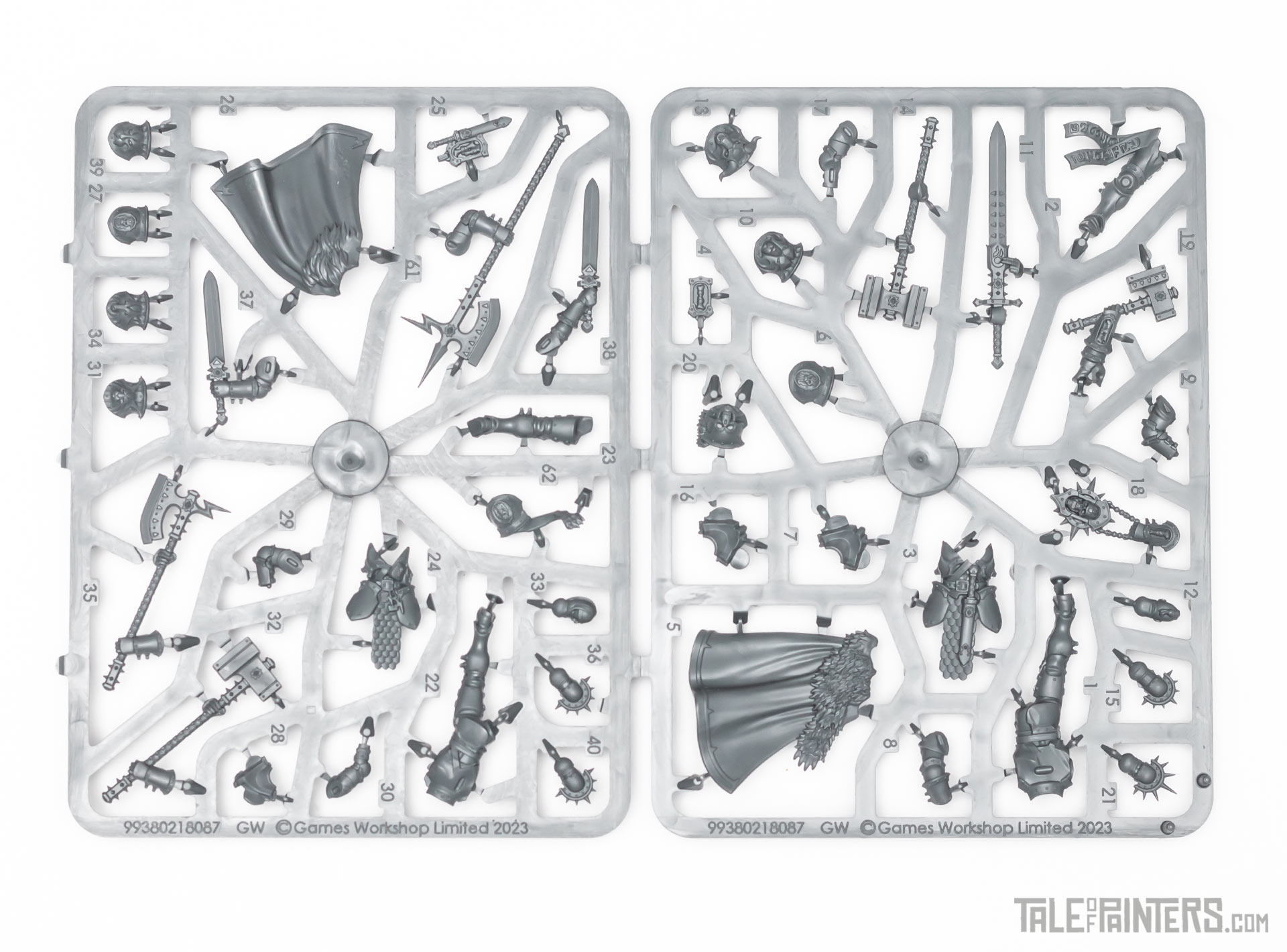 Questor Soulsworn sprues 1 and 2 from Warcry Nightmare Quest review