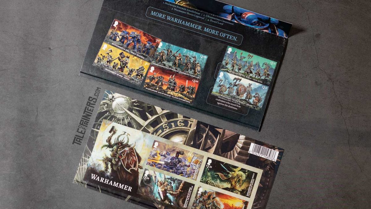 Warhammer Special Stamps series by Royal Mail UK