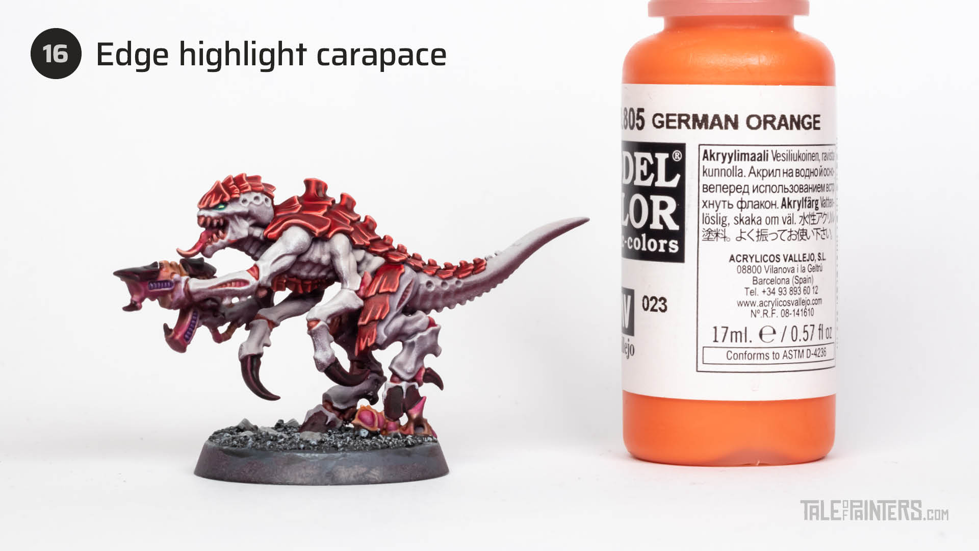How to paint Hivefleet Kraken Tyranids Termagants from Leviathan - step 16