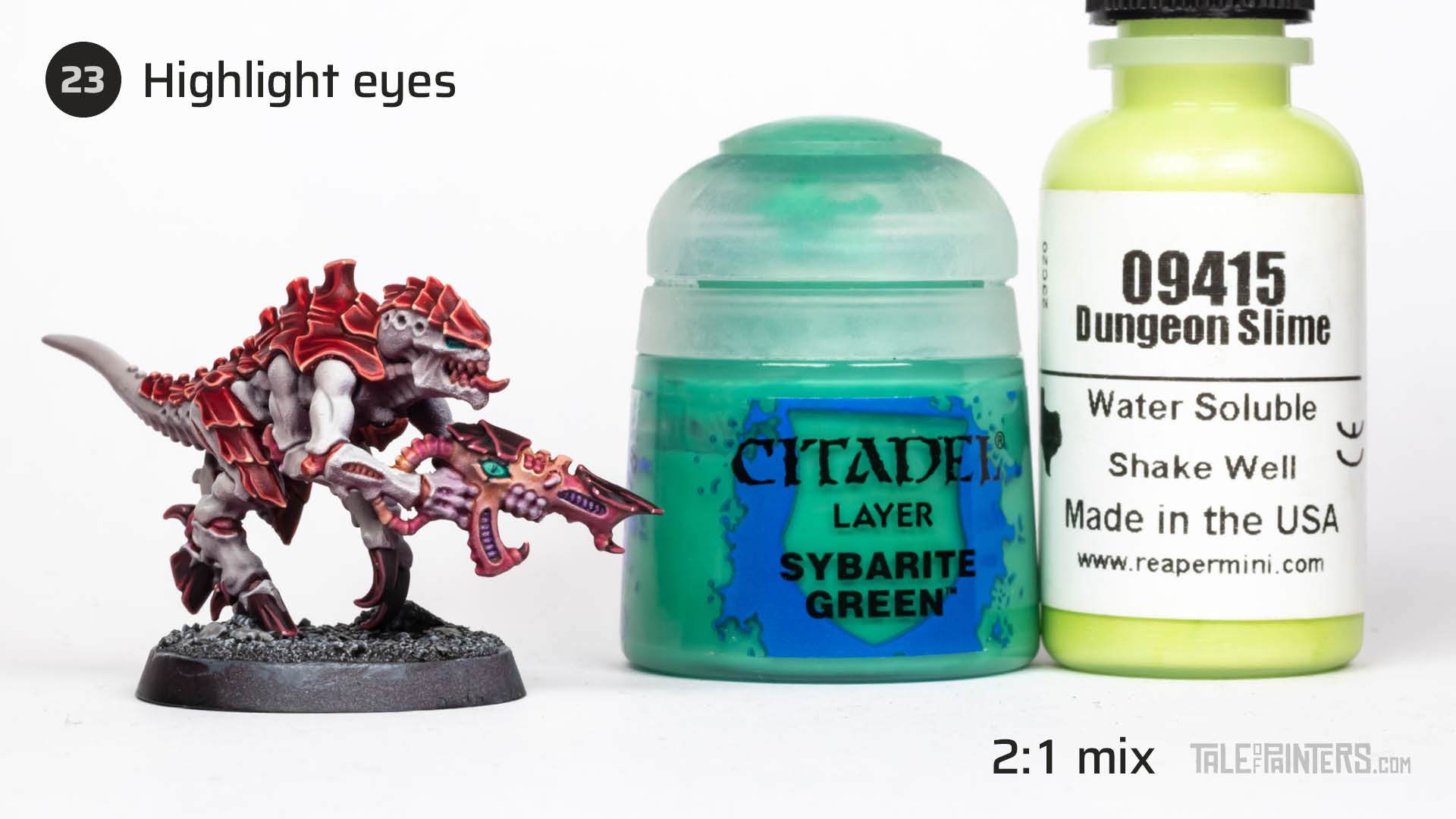 How to paint Hivefleet Kraken Tyranids Termagants from Leviathan - step 23