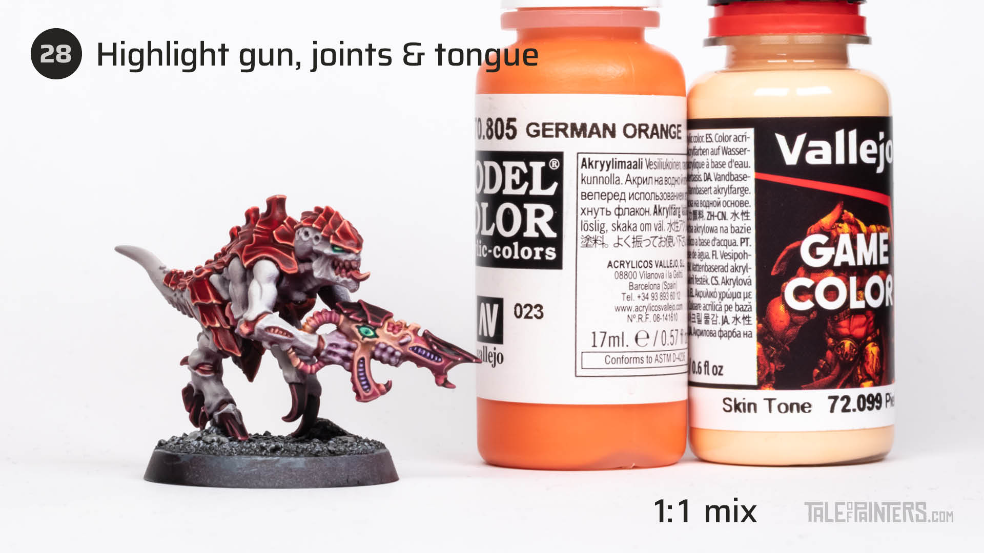How to paint Hivefleet Kraken Tyranids Termagants from Leviathan - step 28