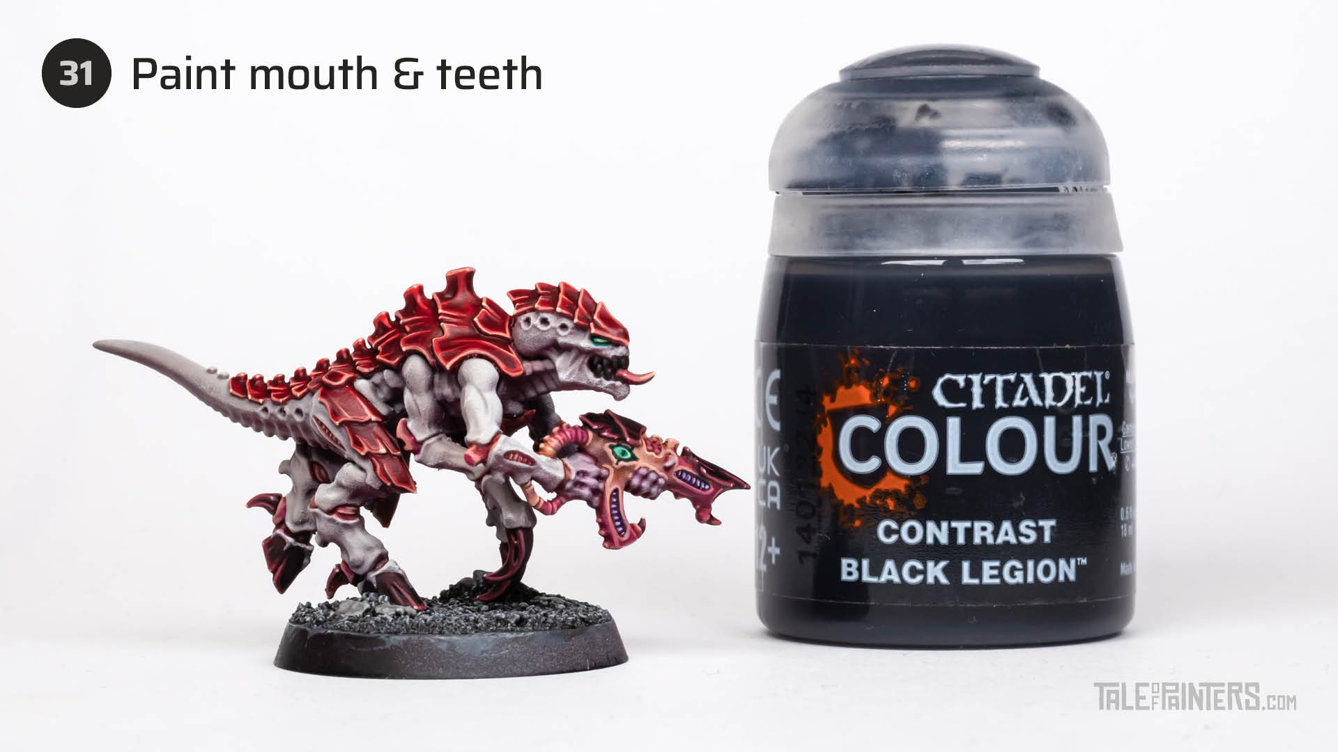 How to paint Hivefleet Kraken Tyranids Termagants from Leviathan - step 31