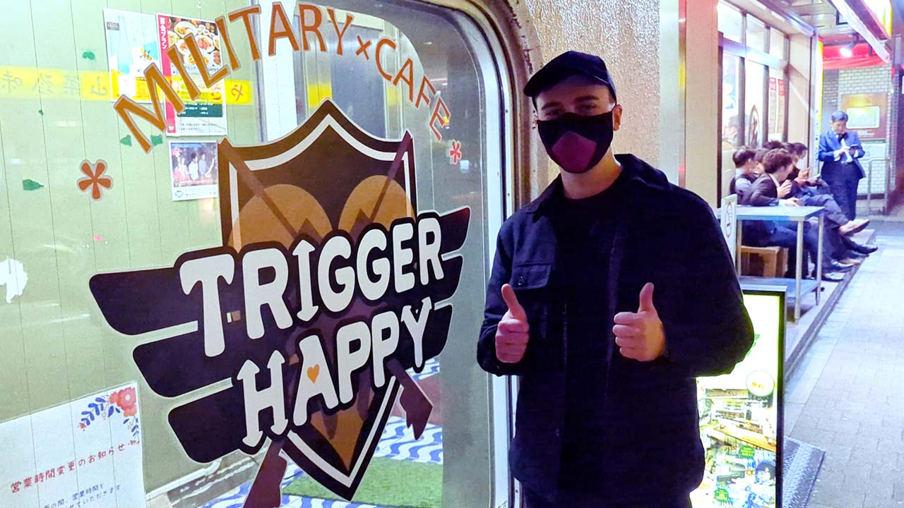 Military Café Trigger Happy in Akihabara