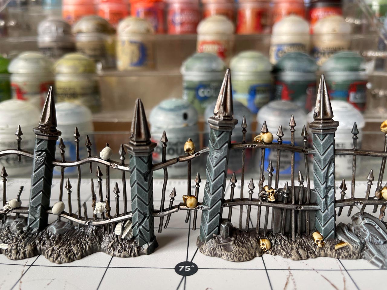 Crypt of Blood graveyard fences assembly