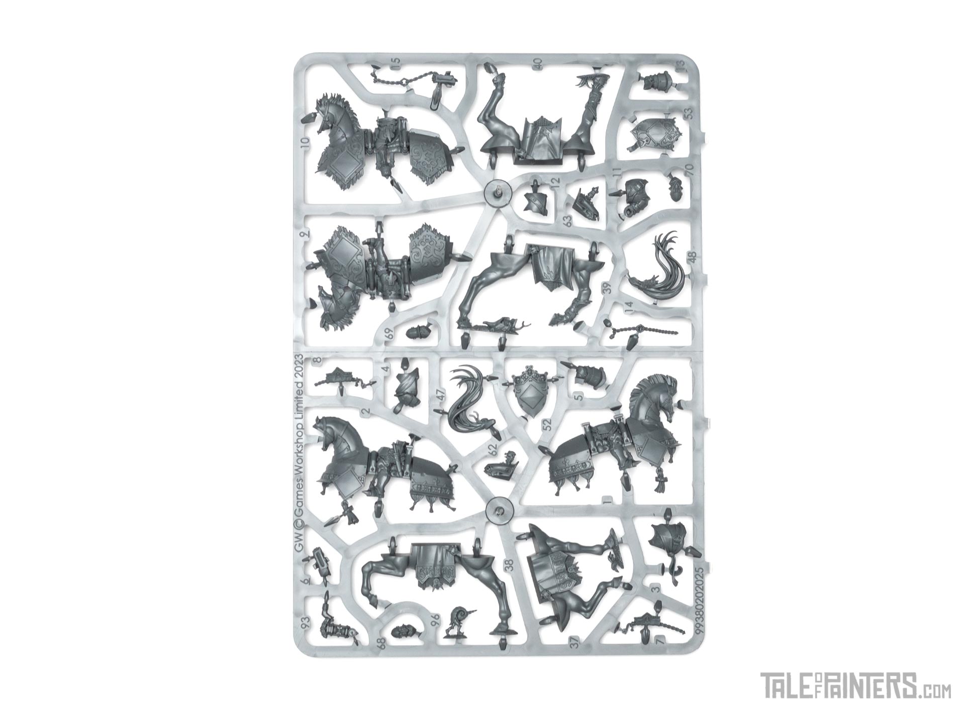 Freeguild Cavaliers sprue 3 from Stahly's Cities of Sigmar army set review