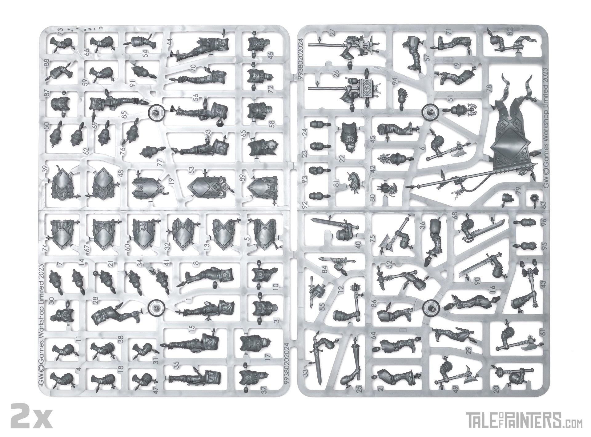 Freeguild Steelhelms sprues from Stahly's Cities of Sigmar army set review