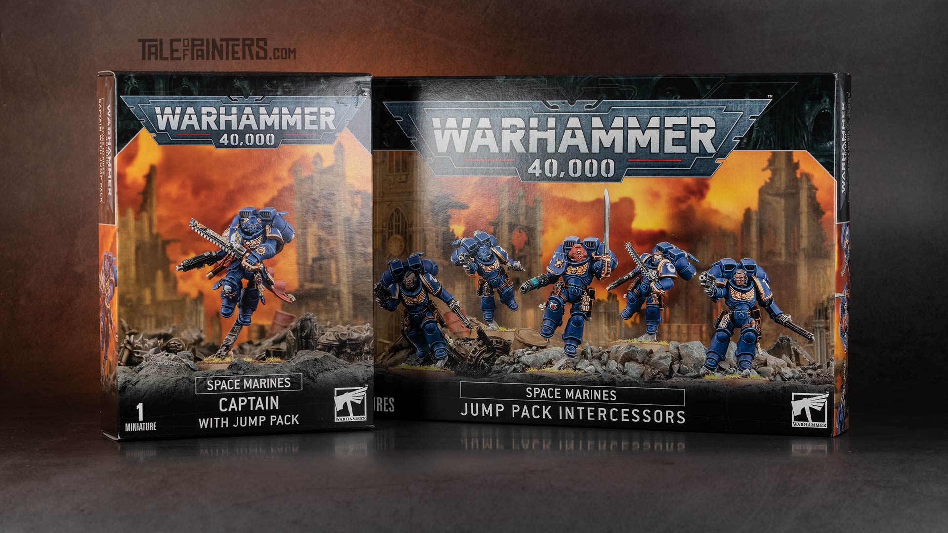 Primaris Space Marines Captain with Jump Pack and Jump Pack Intercessors review and unboxing