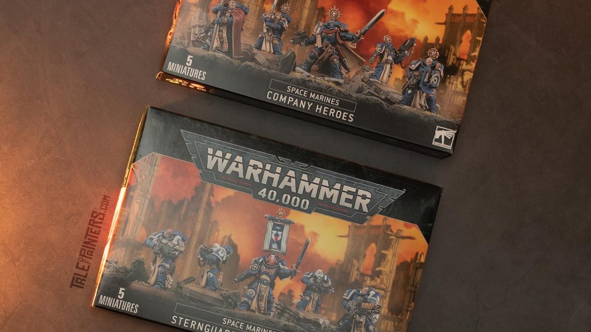Primaris Space Marines Company Heroes and Sternguard Veteran Squad review and unboxing