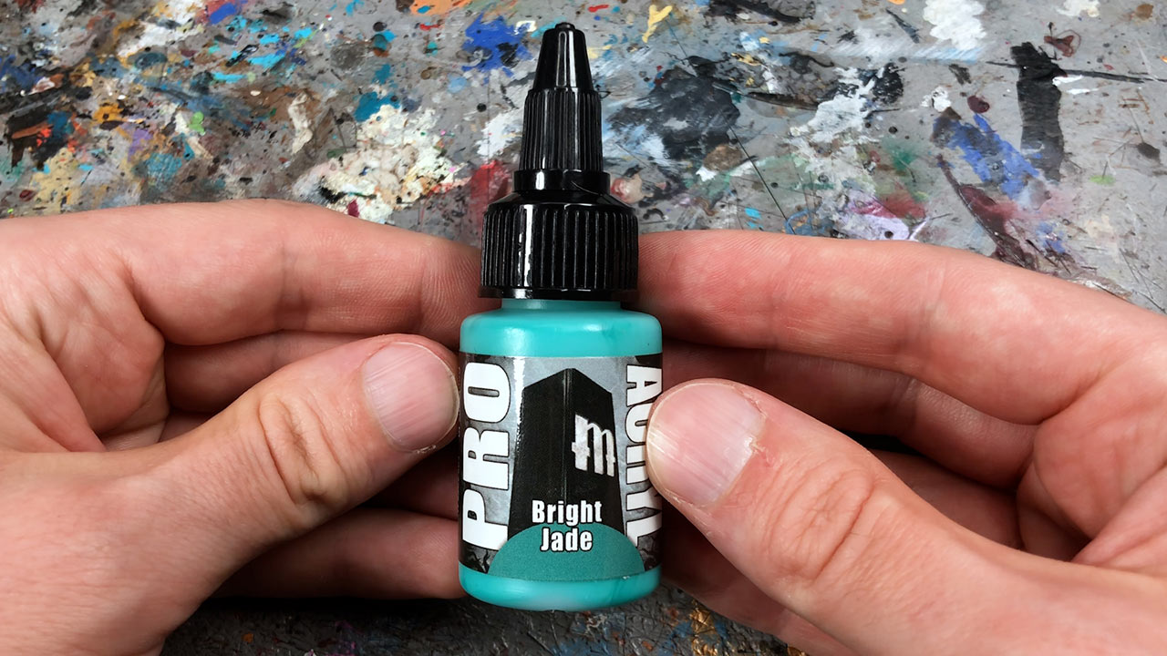 Pro Acryl paint bottles