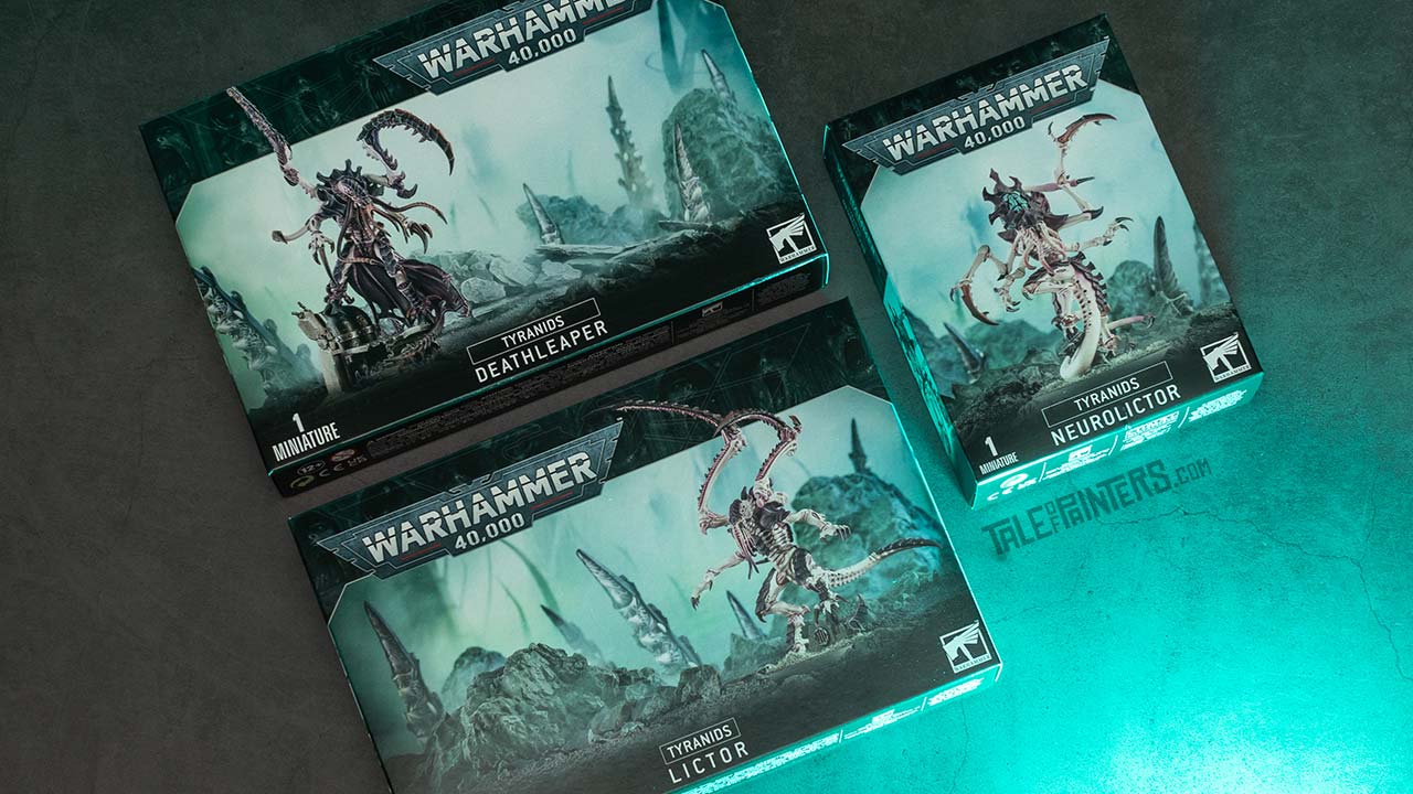 Tyranids Deathleaper, Neurolictor, and Lictor unboxing and review