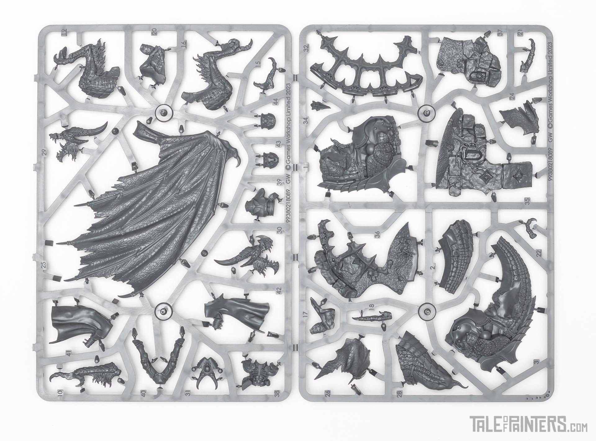 Ionus Cryptborn, Warden of Lost Souls sprues 1 and 2