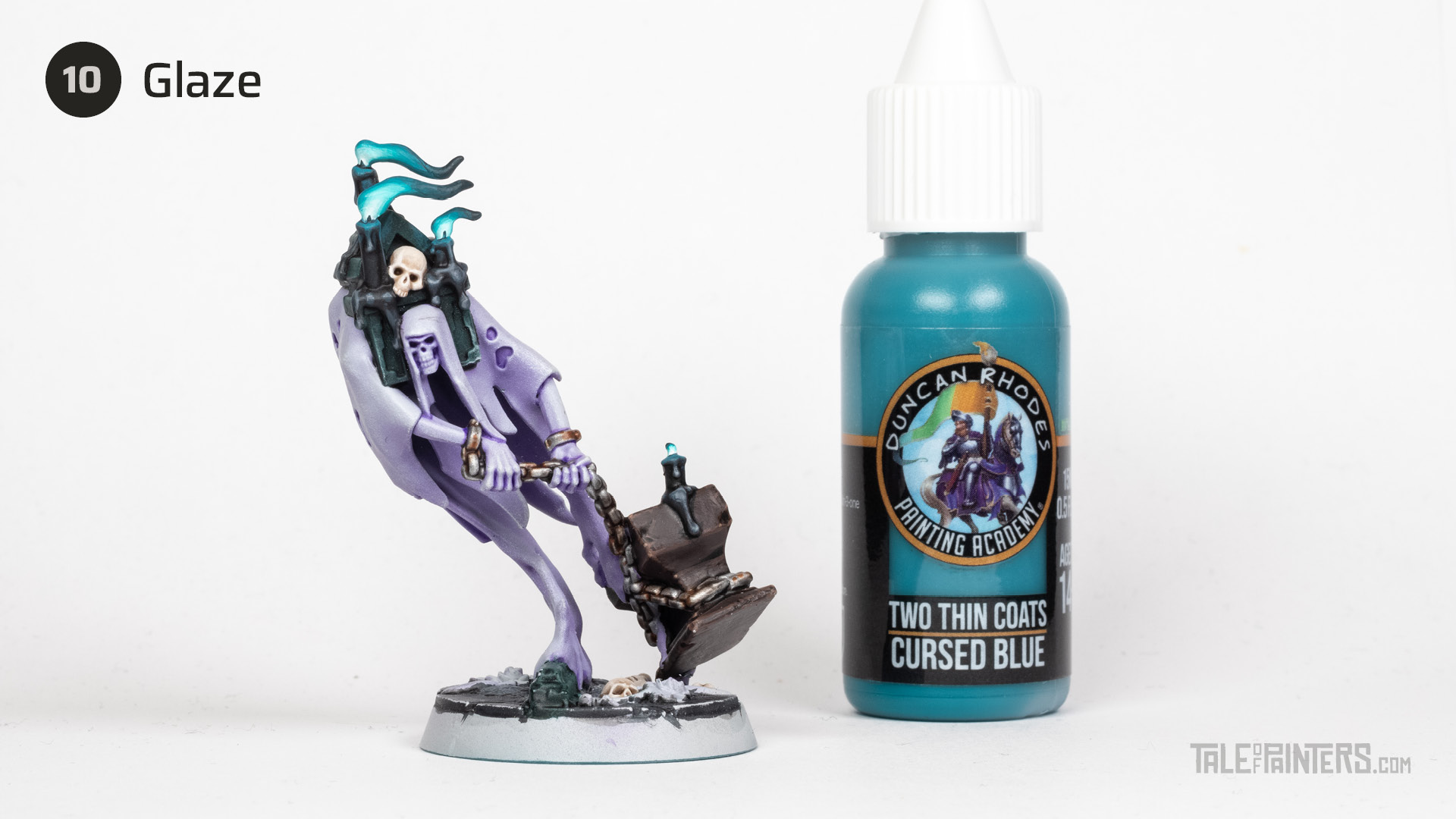 Nighthaunt turquoise flame effect tutorial - step 10