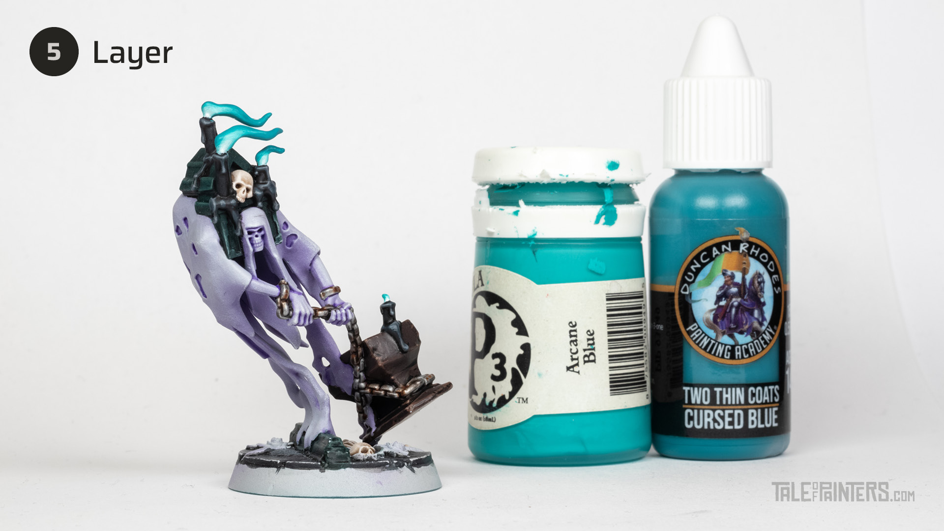 Nighthaunt turquoise flame effect tutorial - step 5