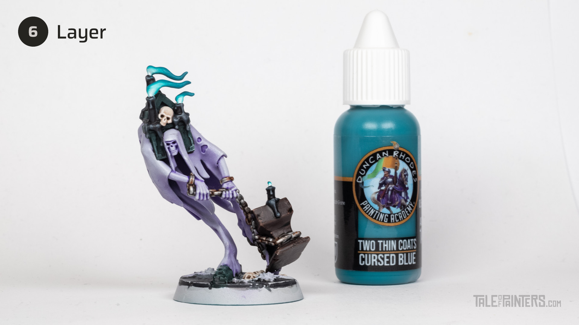 Nighthaunt turquoise flame effect tutorial - step 6