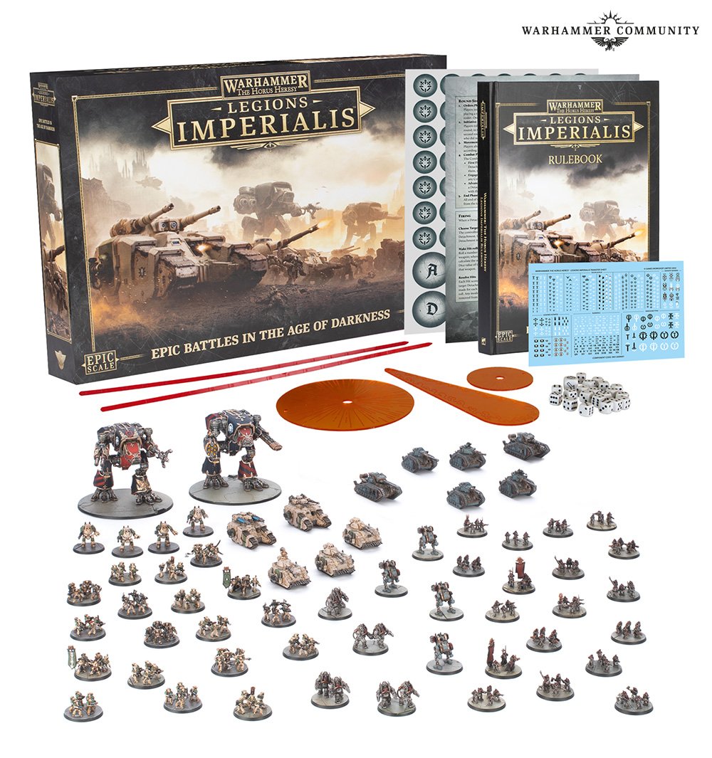 Legions Imperialis launch box contents review