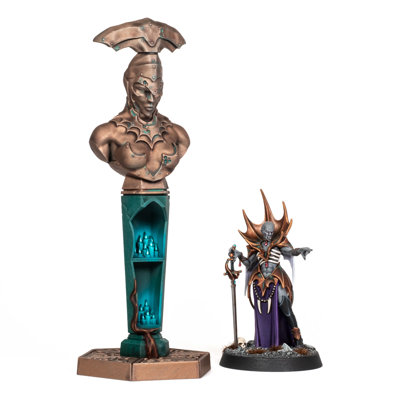 Warcry Crypt of Blood Neferata statue