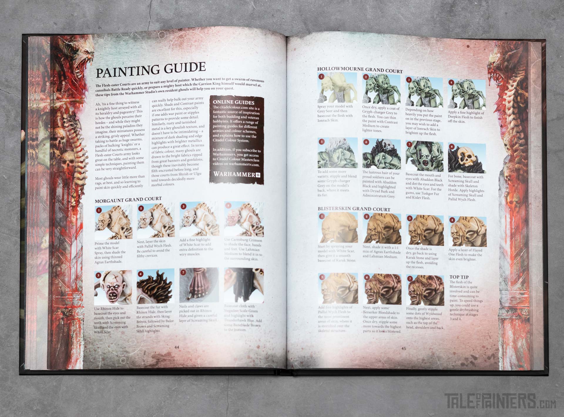 Flesh-eater Courts army set review Battletome painting guides