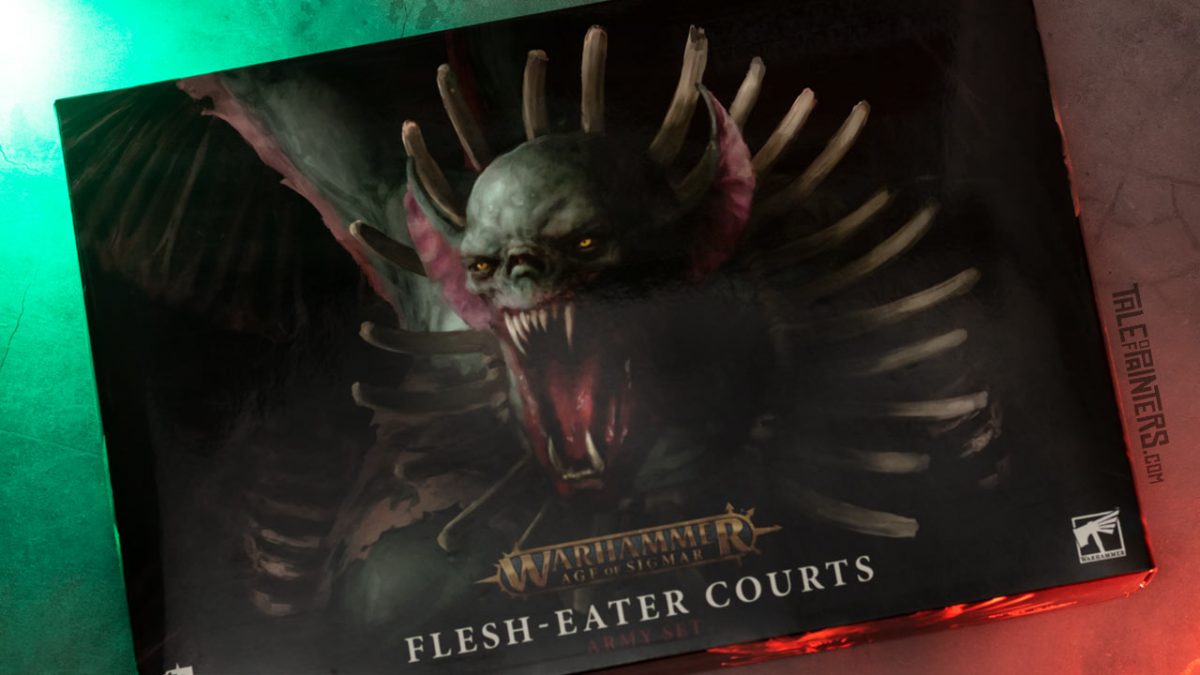 Flesh-eater Courts army set review and unboxing