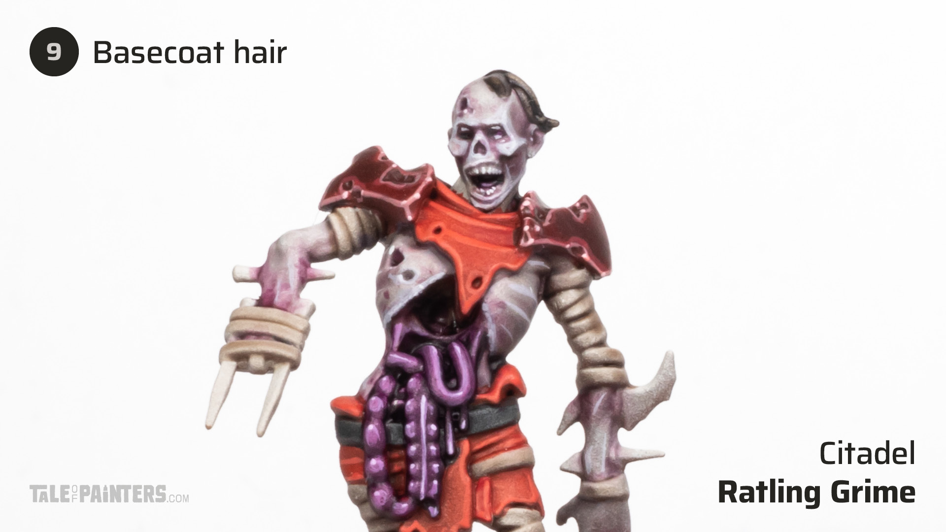 How to paint purple Deadwalker Zombie flesh tutorial step 9