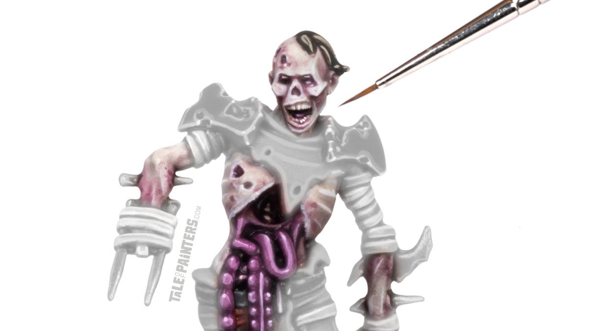How to paint purple Deadwalker Zombie flesh tutorial featured image