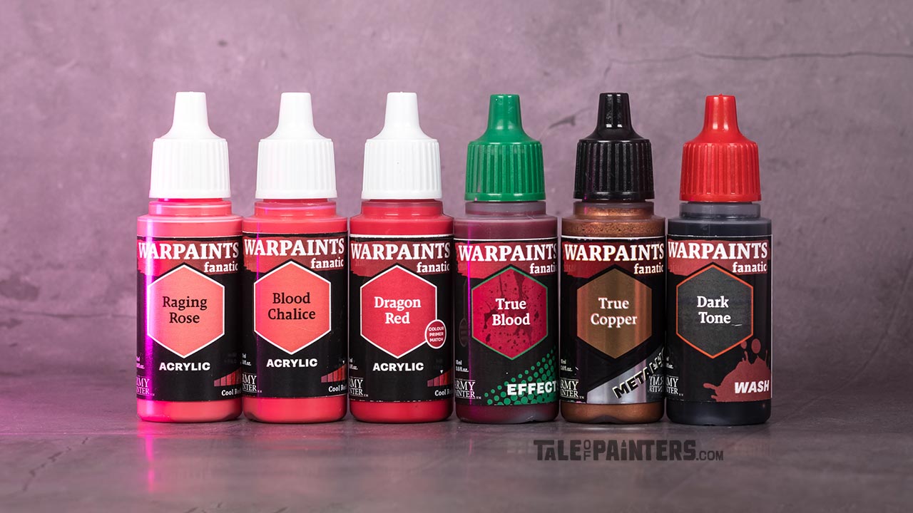 The Army Painter Warpaints Fanatic review mixed assortment of paints