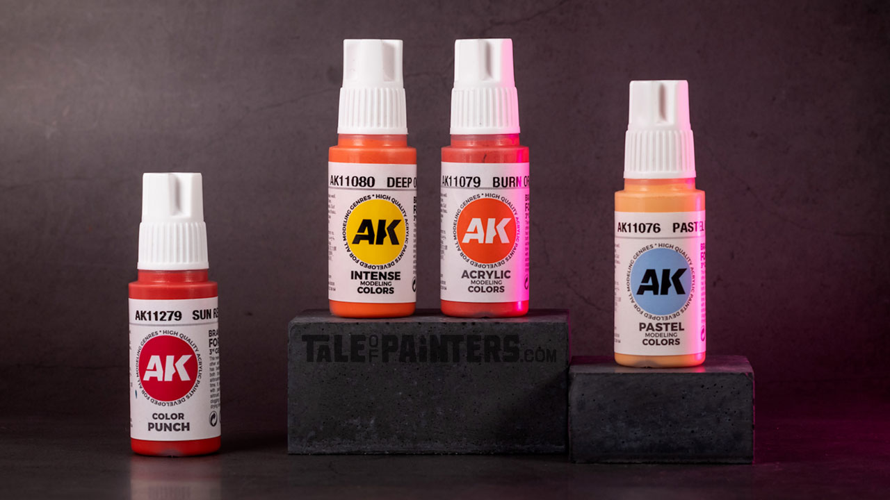 The four AK 3rd Gen sublabels: Color Punch, Intense, Basic, and Pastel