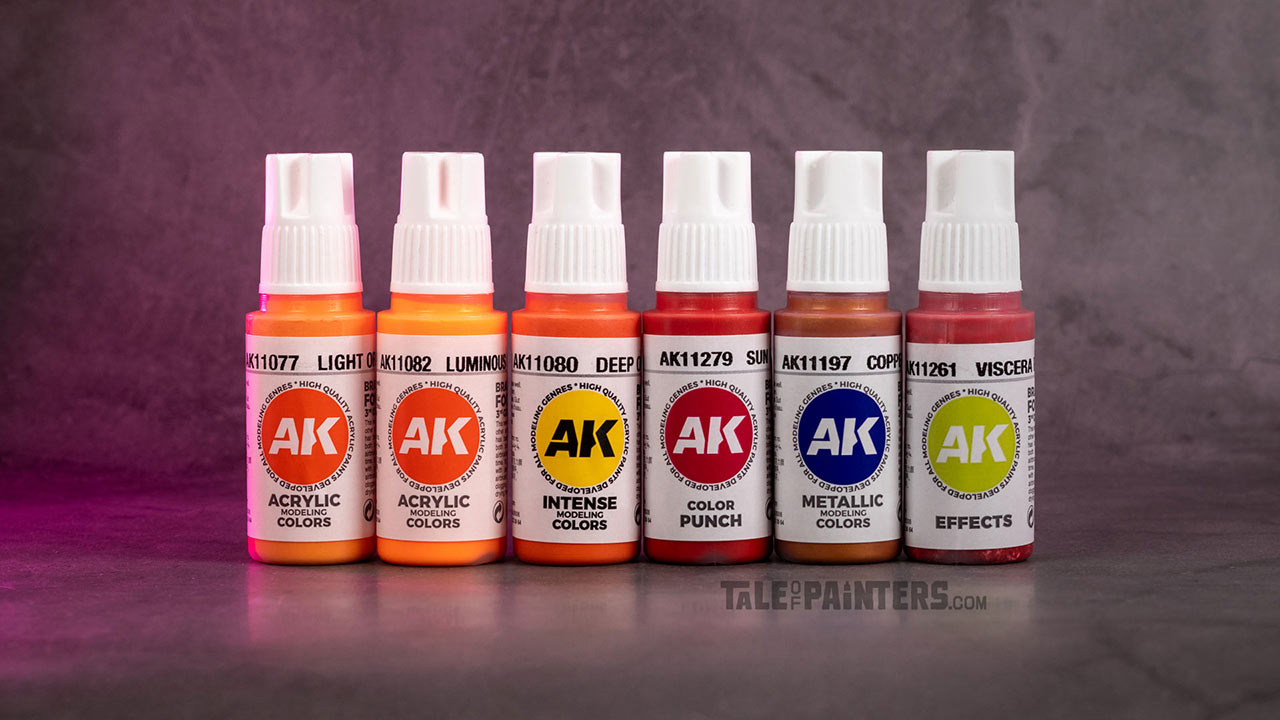 AK 3rd Gen acrylics review with Color Punch