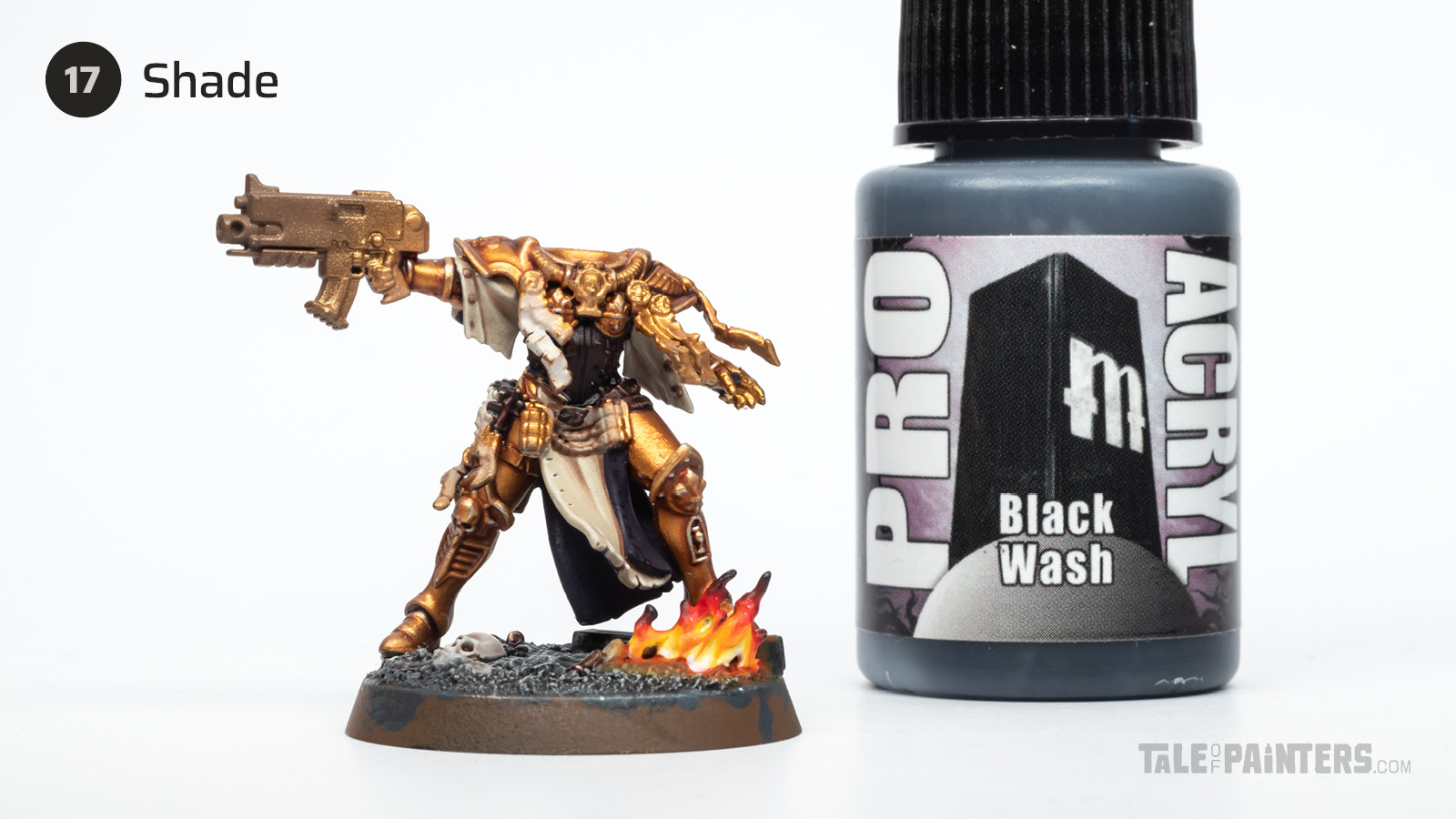 How to paint Sisters of Battle from The Order of the Golden Light tutorial, step 17