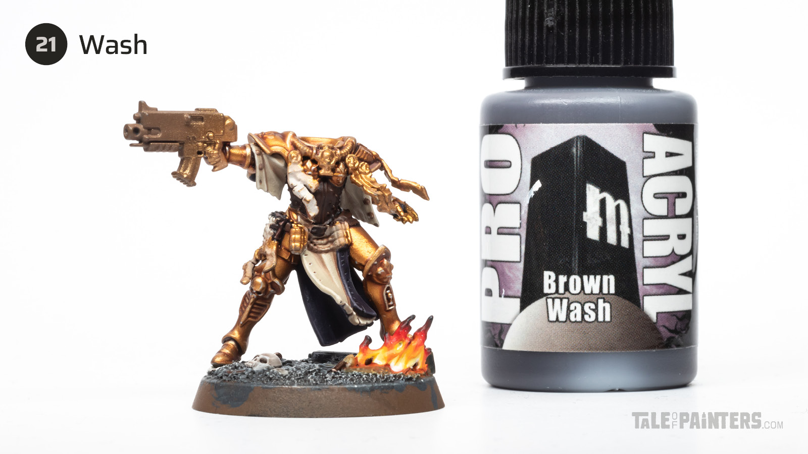 How to paint Sisters of Battle from The Order of the Golden Light tutorial, step 21