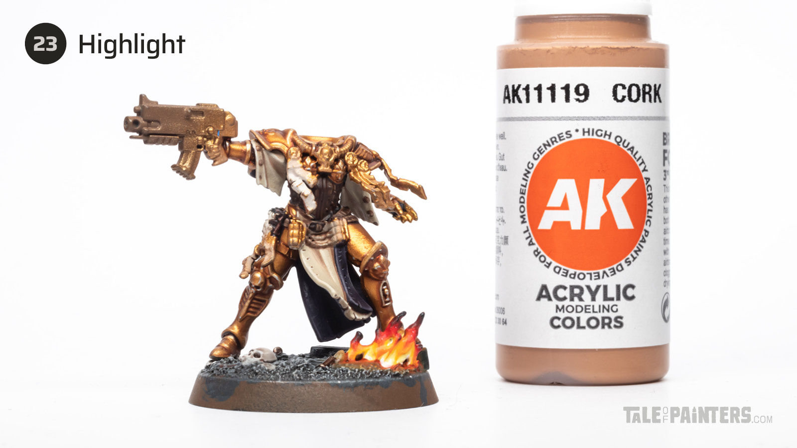How to paint Sisters of Battle from The Order of the Golden Light tutorial, step 23