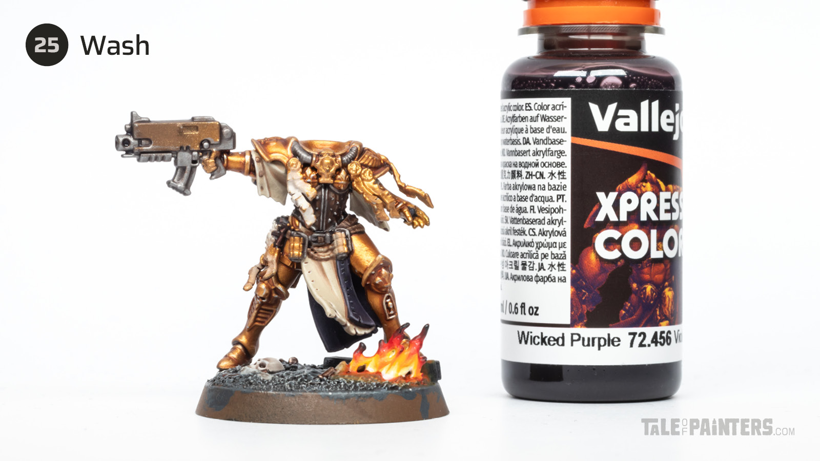 How to paint Sisters of Battle from The Order of the Golden Light tutorial, step 25
