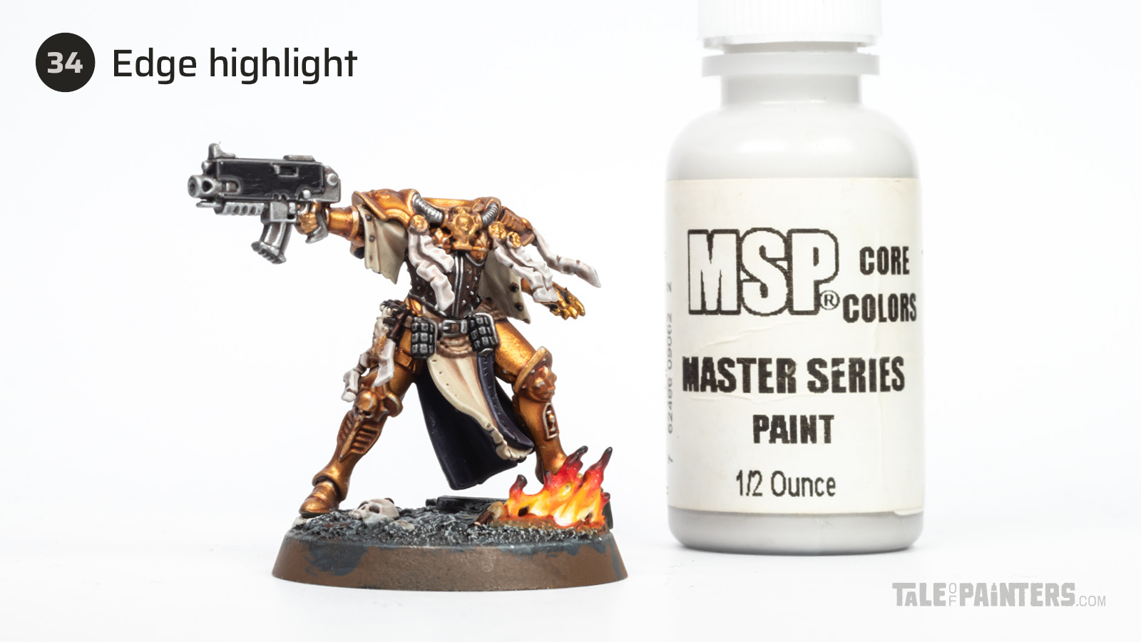 How to paint Sisters of Battle from The Order of the Golden Light tutorial, step 34