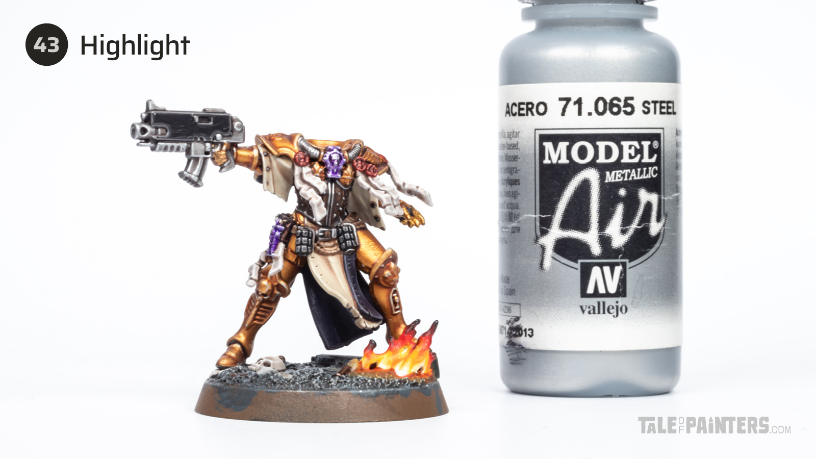 How to paint Sisters of Battle from The Order of the Golden Light tutorial, step 43