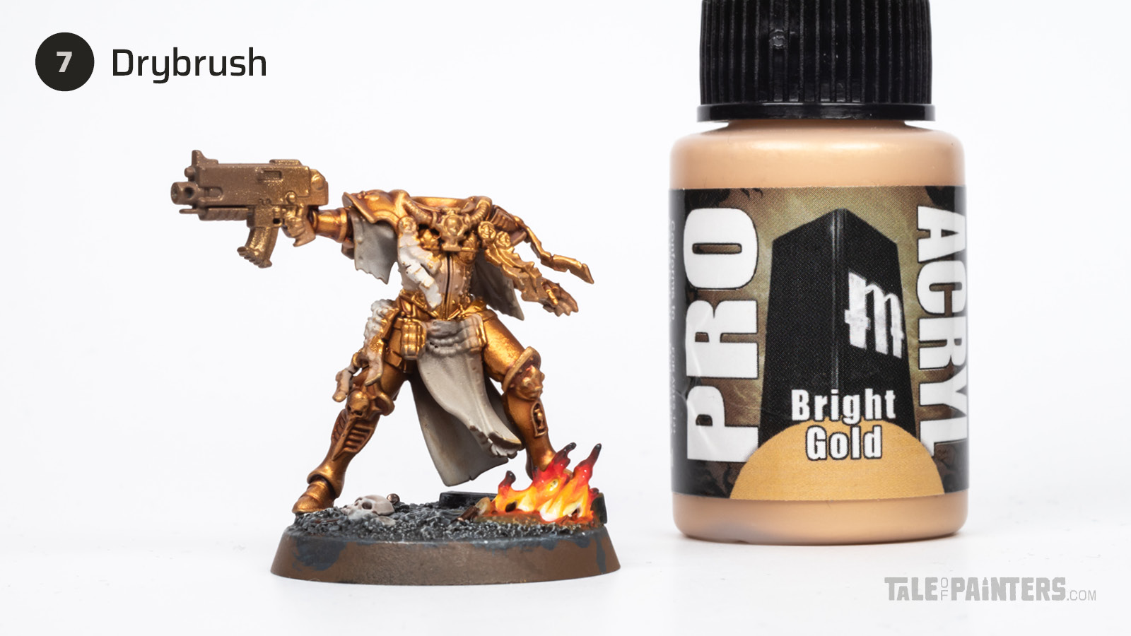 How to paint Sisters of Battle from The Order of the Golden Light tutorial, step 7