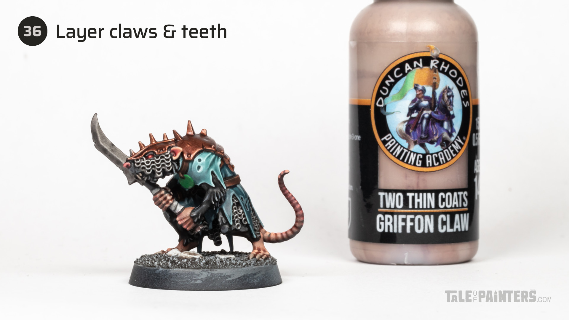 How to paint Skaventide Clanrats tutorial by Stahly, step 36