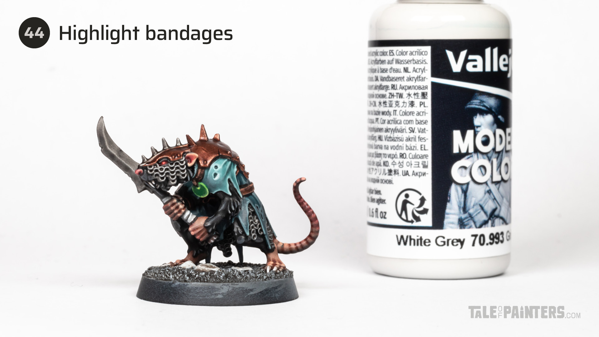 How to paint Skaventide Clanrats tutorial by Stahly, step 44