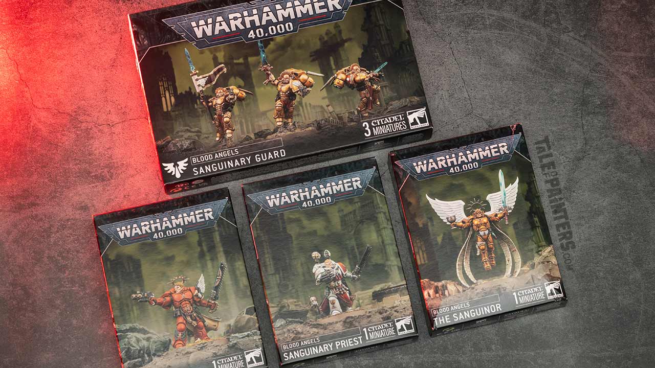 Blood Angels 2024 wave review with Sanguinary Guard and Blood Angels Captain