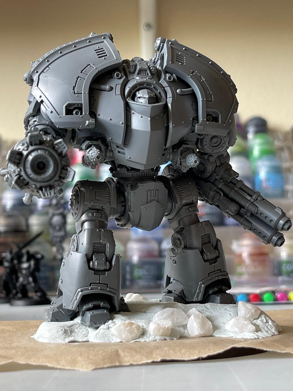 Garfy's assembled Saturnine Dreadnought WIP