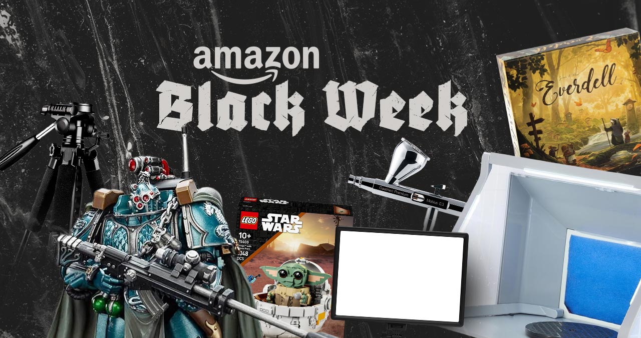 Warhammer & tabletop deals Amazon Black Week 2025 banner