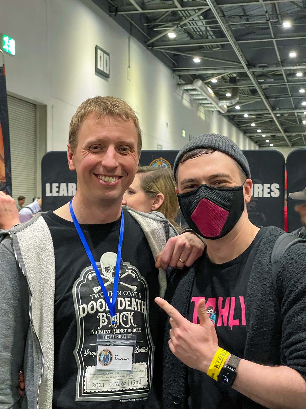 Duncan Rhodes and Stahly at Salute 53