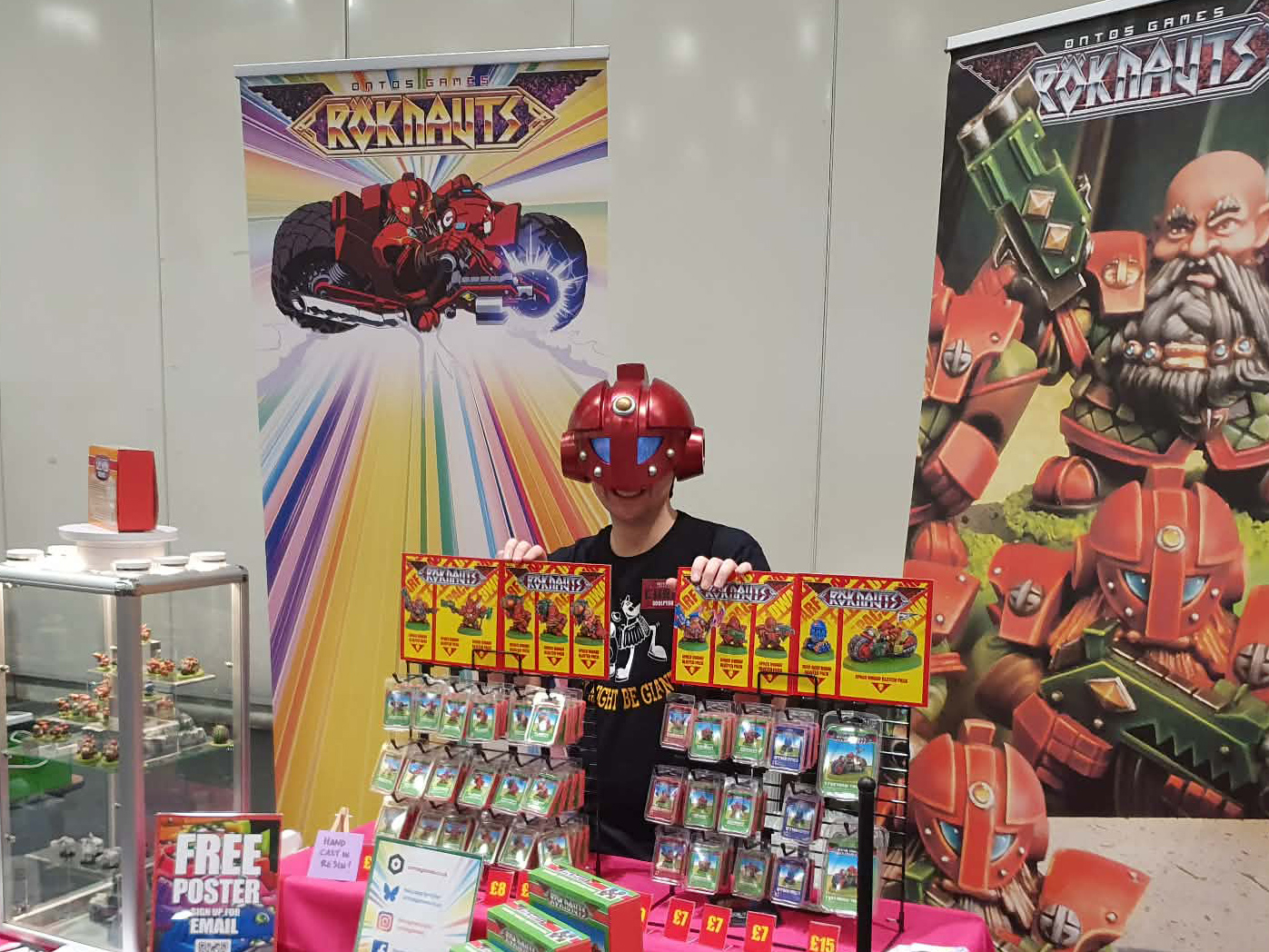 Ontos Games booth at Salute 53